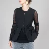 Waistcoat with Bows in Nero