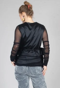 Waistcoat with Bows in Nero