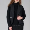 Waistcoat with Contrasting Back in Black and Cream