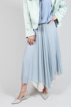 Waterfall Skirt in Blue Blizard