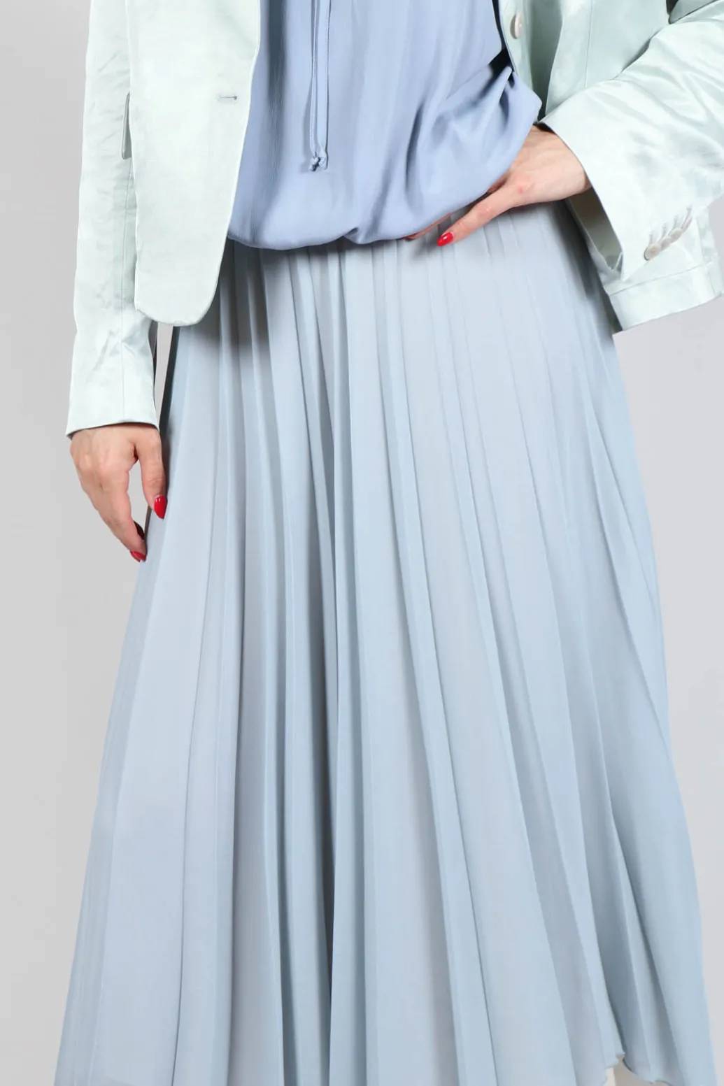 Waterfall Skirt in Blue Blizard