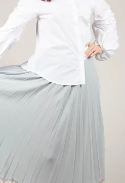Waterfall Skirt in Blue Blizard