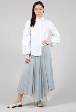 Waterfall Skirt in Blue Blizard