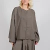 Waterfall Top in Taupe