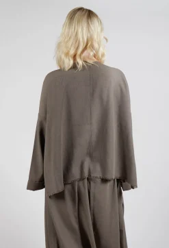 Waterfall Top in Taupe