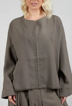 Waterfall Top in Taupe
