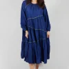 Weber Dress in Indigo