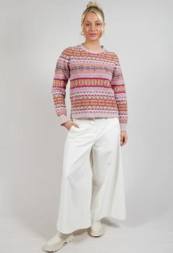 Westray Sweater in Orange Burst