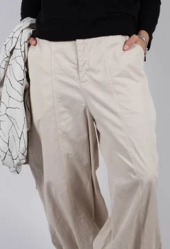 Wide Balloon Trousers in Sand