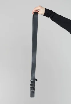 Wide Belt in Black Firm