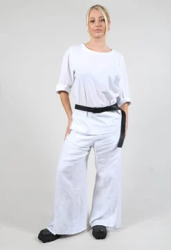 Wide Belt in Black Firm