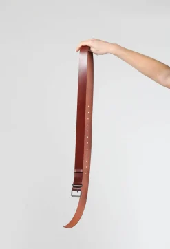 Wide Belt in Cinnamon