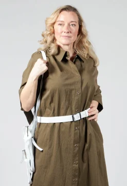 Wide Belt in White