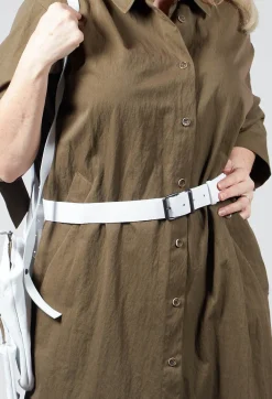 Wide Belt in White