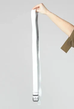 Wide Belt in White