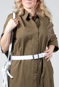 Wide Belt in White