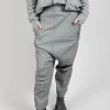 Wide Fabric Waistband Trousers in Pencil Cloud
