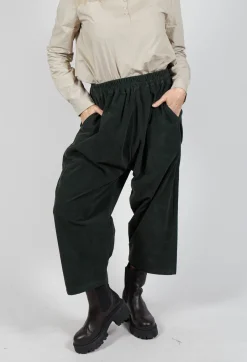Wide Leg Culottes in Forest