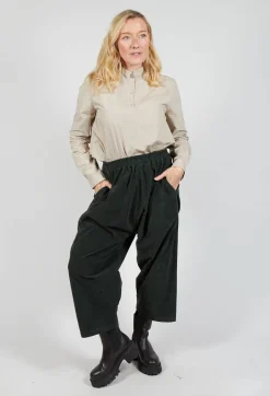 Wide Leg Culottes in Forest