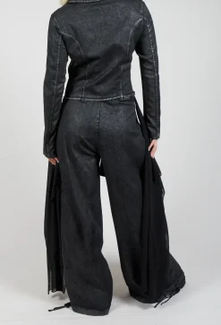 Wide Leg Jeans in Black