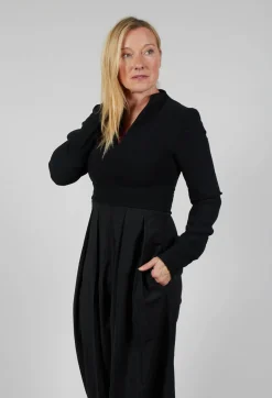 Wide Leg Jumpsuit in Nero