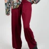 Wide Leg Knit Trousers in 7043