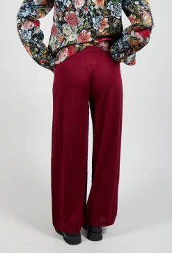 Wide Leg Knit Trousers in 7043