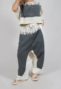 Wide Leg Trousers in Asteroid Paint