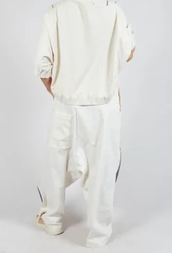Wide Leg Trousers in Asteroid Paint