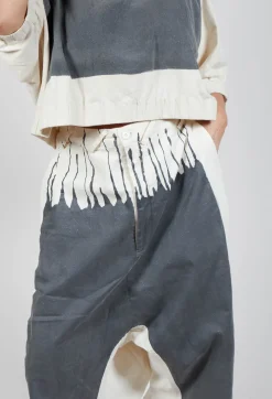 Wide Leg Trousers in Asteroid Paint