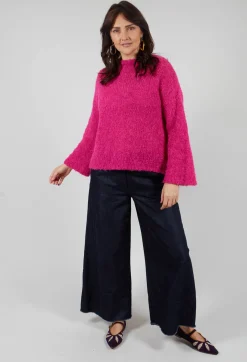 Wide Leg Trousers in Denim