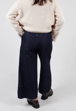 Wide Leg Trousers in Denim