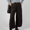 Wide Leg Trousers in Ebano