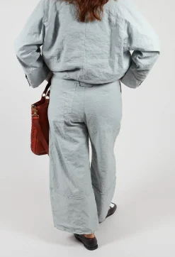 Wide Leg Trousers in Ghiaccio