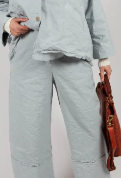 Wide Leg Trousers in Ghiaccio