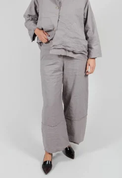 Wide Leg Trousers in Taupe