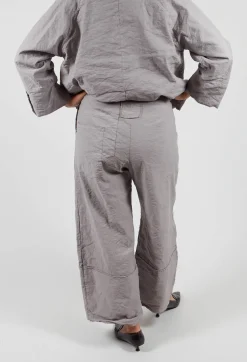 Wide Leg Trousers in Taupe