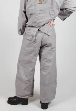 Wide Leg Trousers in Taupe