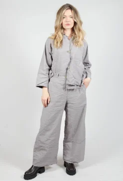 Wide Leg Trousers in Taupe