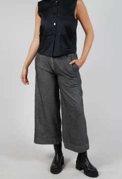 Wide Leg Trousers in Vide