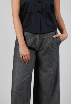 Wide Leg Trousers in Vide