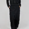 Wide Leg Trousers with Statement Pockets in Black