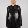 Wings Shirt in Pixel Black