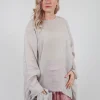 Wirtscheck Shirt in Kiesel
