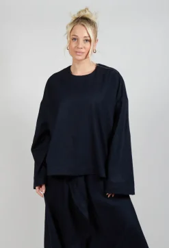 Wok Fresca Top in Ink Blue