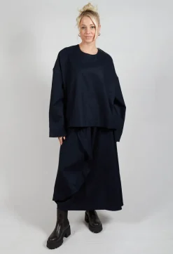 Wok Fresca Top in Ink Blue