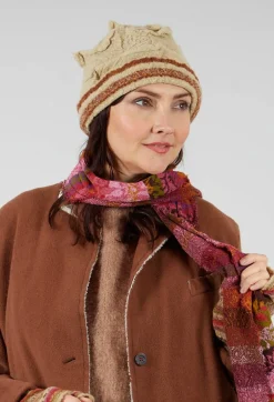 Wool Bucket Hat in Cream Greige