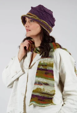 Wool Bucket Hat in Iris