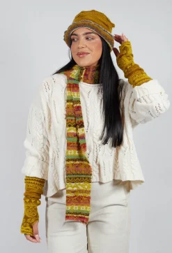 Wool Bucket Hat in Mustard