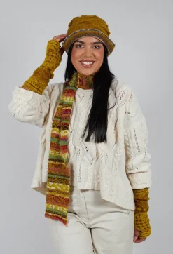 Wool Bucket Hat in Mustard